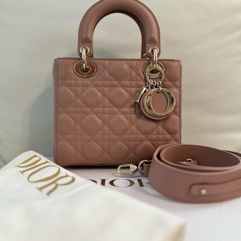 Small Lady Dior My ABCDior Bag
Blush Cannage Lambskin